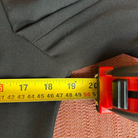 Calvin Klein Black Moto Jacket Size 10 | Gold Zipper Detail Y2K Chic - Picture 11 of 12